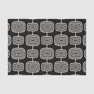 Papier Mousseline Motif Abstrait anneaux atomiques