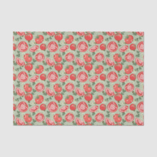 Papier Mousseline Motif abstrait avec la tomate