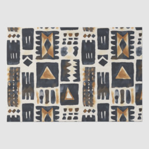 Papier Mousseline Motif Abstrait en tissu de boue