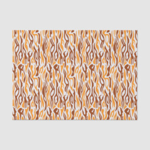 Papier Mousseline Motif Abstrait Tiger Stripes