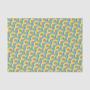 Papier Mousseline Motif arc-en-ciel super