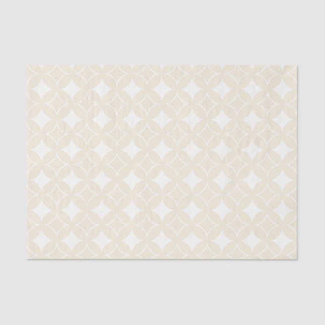 Papier Mousseline Motif beige de shippo (Recto)