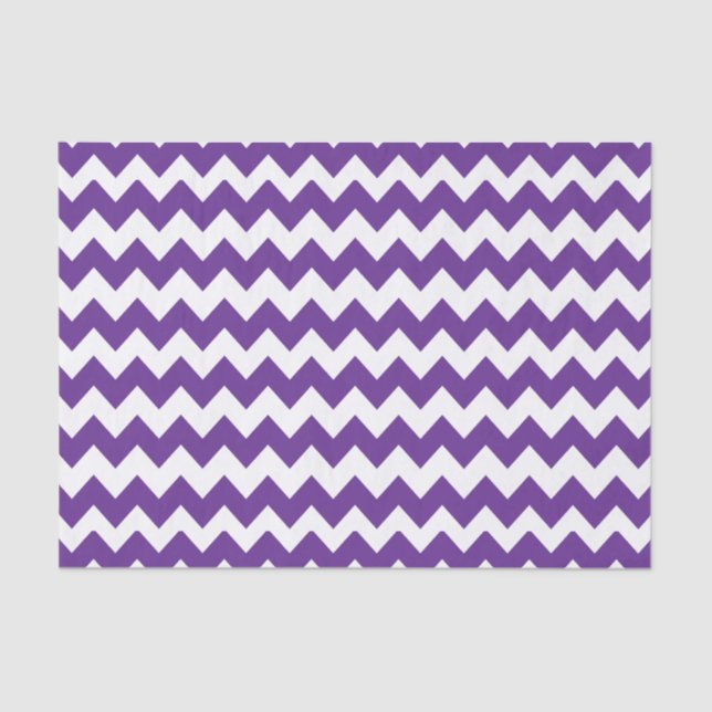 Papier Mousseline Motif blanc et pourpre de Chevron (Recto)