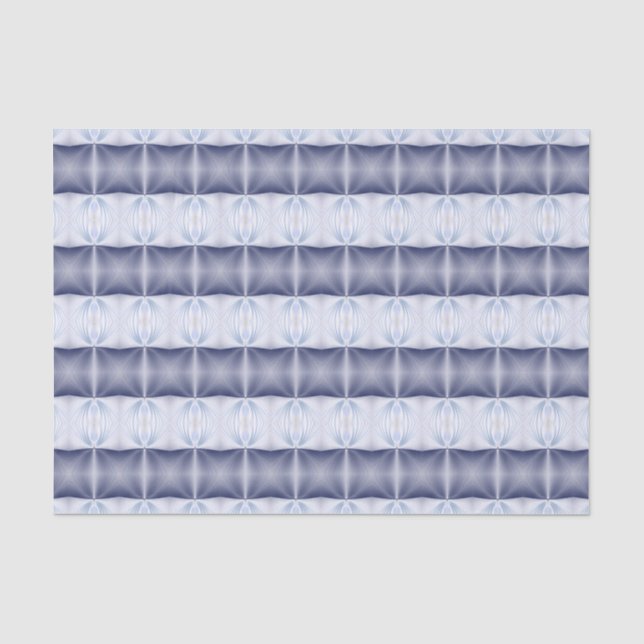 Papier Mousseline Motif bleu (Recto)