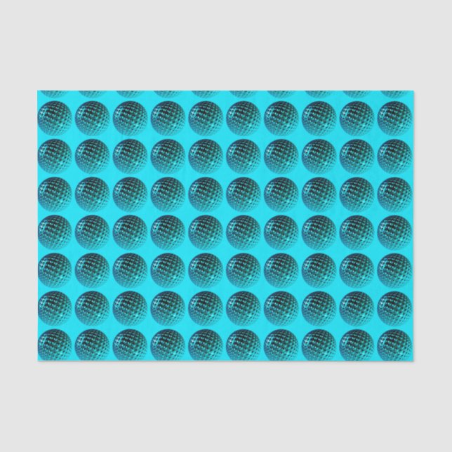 Papier Mousseline Motif bleu (Recto)