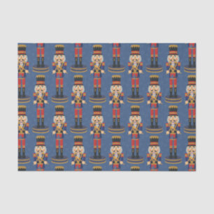Papier Mousseline Motif bleu de batteur de soldat de jouet de