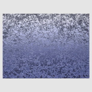 Papier Mousseline Motif bleu et blanc glacial de craquement d'Ombre