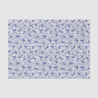 Motif bleu mignon d'oiseaux