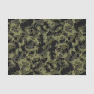 Papier Mousseline Motif Camo