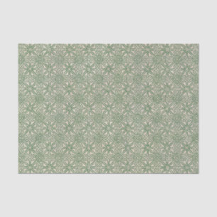 Papier Mousseline Motif celtique de vert de noeud