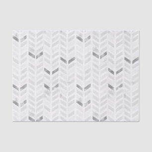 Papier Mousseline Motif Chevron peint blanc élégant moderne