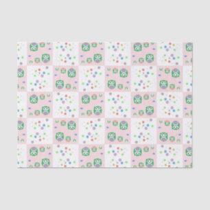 Papier Mousseline Motif coloré de hibou pour des enfants