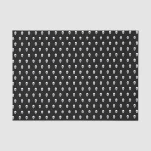 Papier Mousseline Motif crâne complet