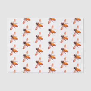 Papier Mousseline Motif d'abeilles au miel
