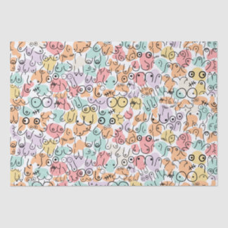 Papier Mousseline Motif d'anniversaire coloré