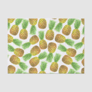 Papier Mousseline Motif d'aquarelle ananas