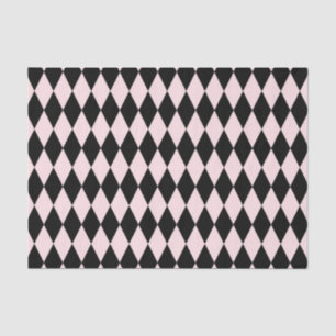 Papier Mousseline Motif de bande rose noir et clair Abstrait minimal