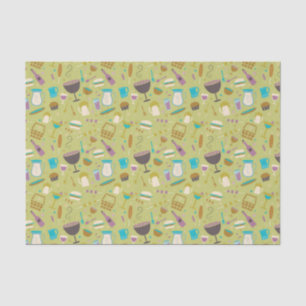 Papier Mousseline Motif de barbecue
