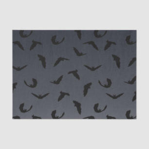 Papier Mousseline Motif de batte sur le gris de gradient