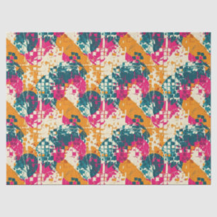Papier Mousseline Motif de bloc de couleur abstrait d'art de rue urb