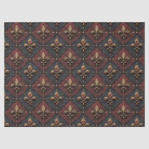 Papier Mousseline Motif de bois sculpté gothique (2)