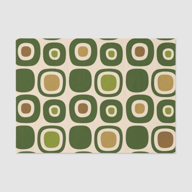 Papier Mousseline Motif de chemin de jardin moderne du milieu du siè (Recto)