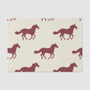 Papier Mousseline Motif de cheval