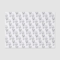Motif de chien de dessin animé mignon Staffie angl