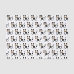Papier Mousseline Motif de chien mignon Biewer Terrier Yorkshire Ter