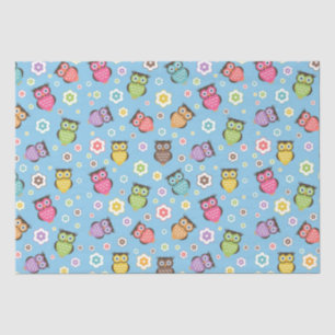Papier Mousseline Motif de Chouette lunaire