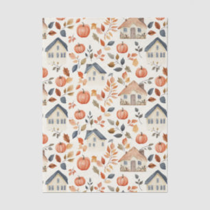 Papier Mousseline Motif de chute de couleur muet