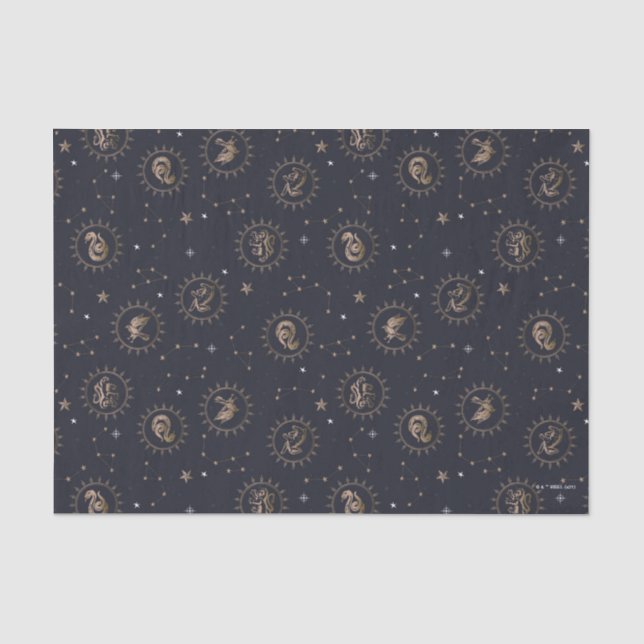 Papier Mousseline Motif de constellation des blasons des maisons de  (Recto)