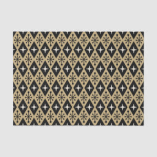 Papier Mousseline Motif de démarrage diamant moderne du milieu du si
