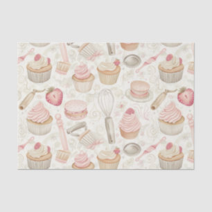 Papier Mousseline Motif de dessert sucré à la cuisson