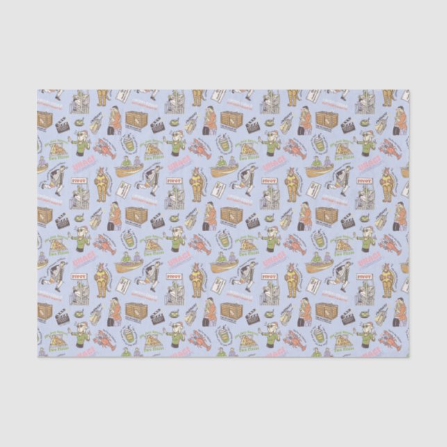 Papier Mousseline Motif de dessin animé coloré FRIENDS™ (Recto)