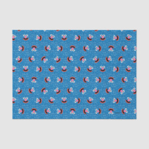 Papier Mousseline Motif de face de fourrage de Grover