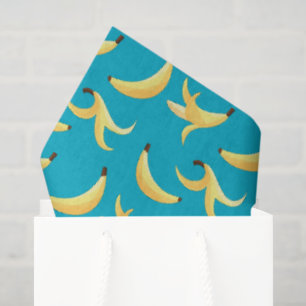 Papier Mousseline Motif de fête drôle de jeux de mots sur la banane,