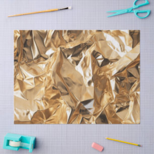 Papier Mousseline Motif de feuille froissée