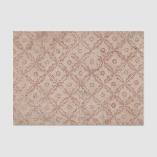 Papier Mousseline Motif de feuilles de découpage (Recto)