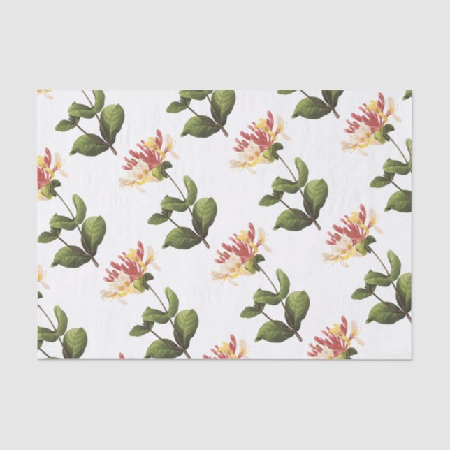 Papier Mousseline Motif de fleur de lait (Recto)