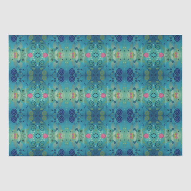 Papier Mousseline Motif de fleurs 7 boules assorties Cuddlebuns (Recto)