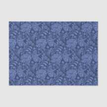 Motif de fleurs bleues sans couture papier