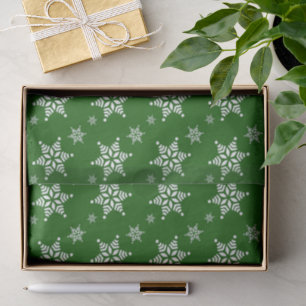 Papier Mousseline Motif de flocon de neige, Flakes blancs, Neige, Ve