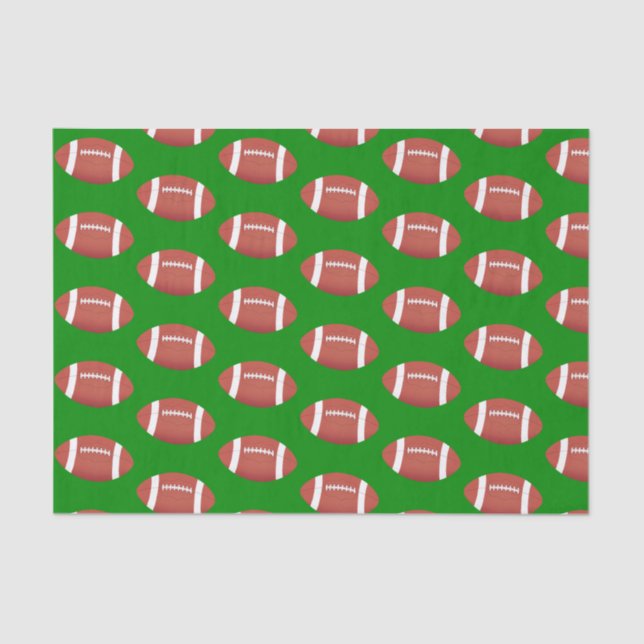 Papier Mousseline Motif de football (Recto)