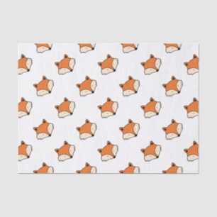 Papier Mousseline Motif de Fox