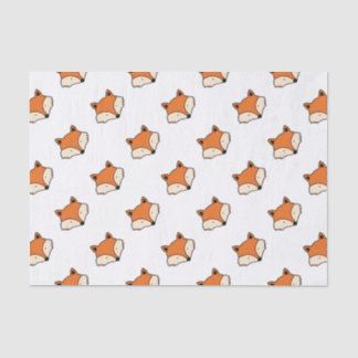 Papier Mousseline Motif de Fox