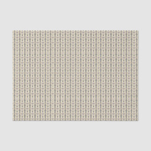 Papier Mousseline Motif de hiboux adorables sur fond jaune clair