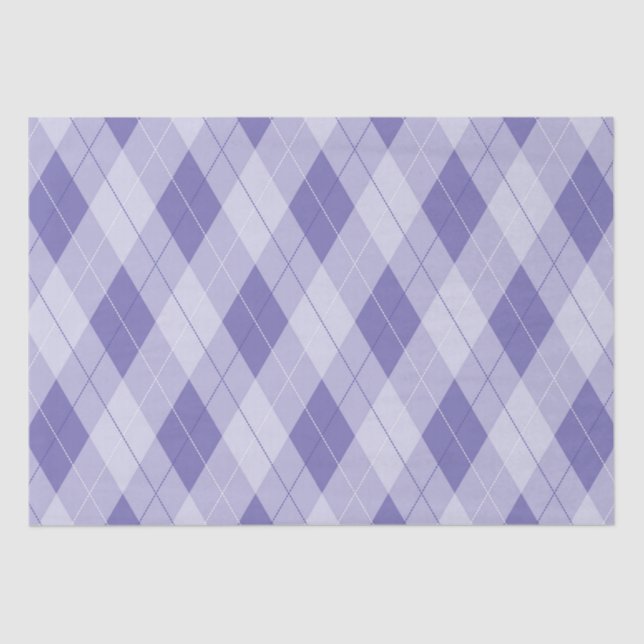 Papier Mousseline Motif de Jacquard Lilac Lavender violet clair (Recto)