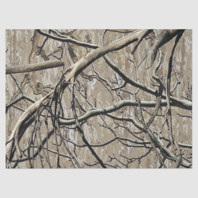 Papier Mousseline Motif de la chasse au camouflage 5 (Recto)