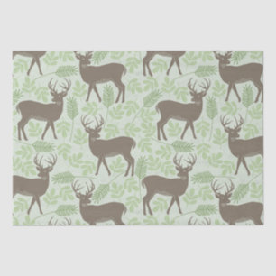 Papier Mousseline Motif de la nature de la feuille de cerf